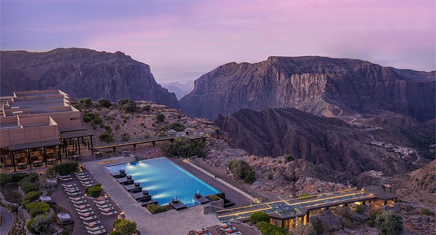 Anantara Al Jabal Al Akhdar Infinity Pool