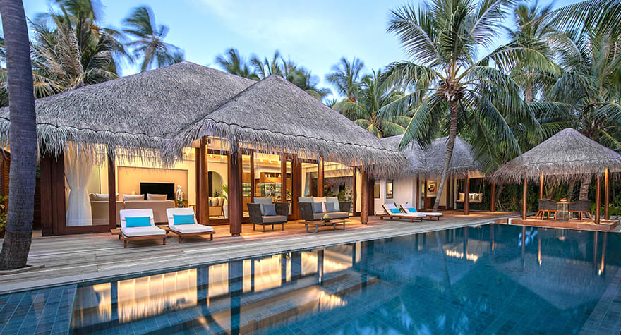 Private Pool Villa Maldives | Anantara Kihavah Beach Pool Residence