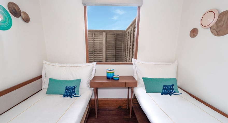One Bedroom Family Over Water Pool Villa Kids Extra Bed at Anantara Kihavah Maldives Villas