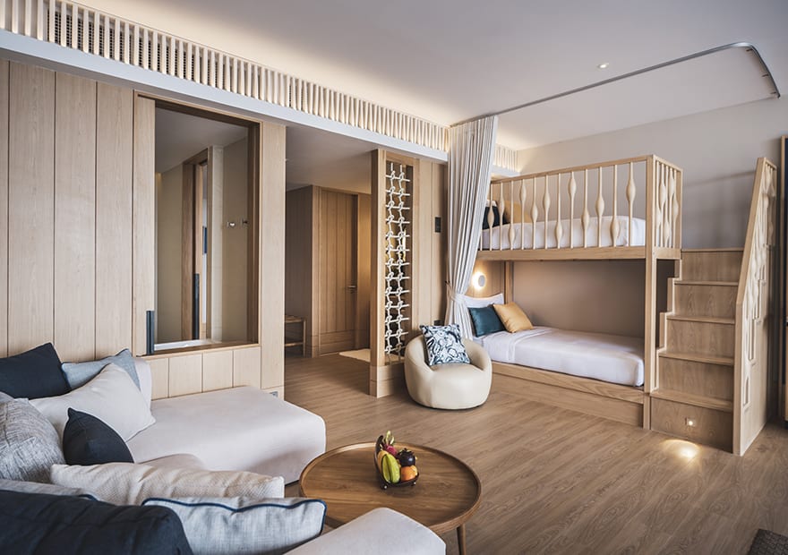 Family Pool View Suite Bunkbed