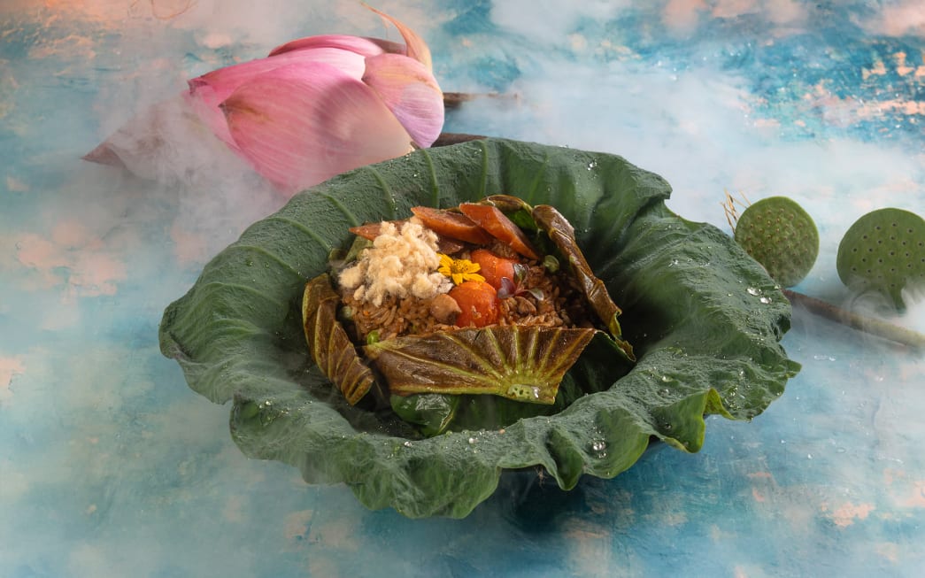 baked lotus rice