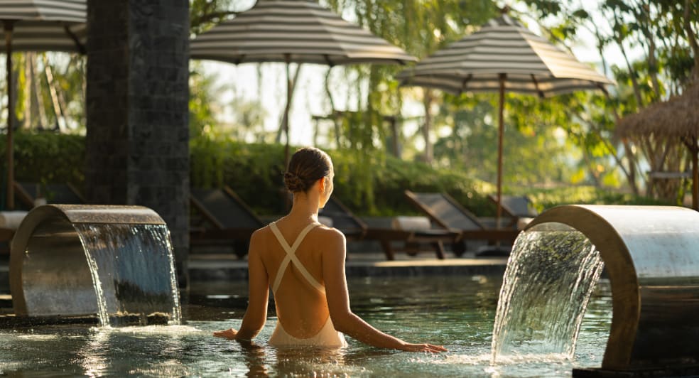 guest in the tranquillity pool