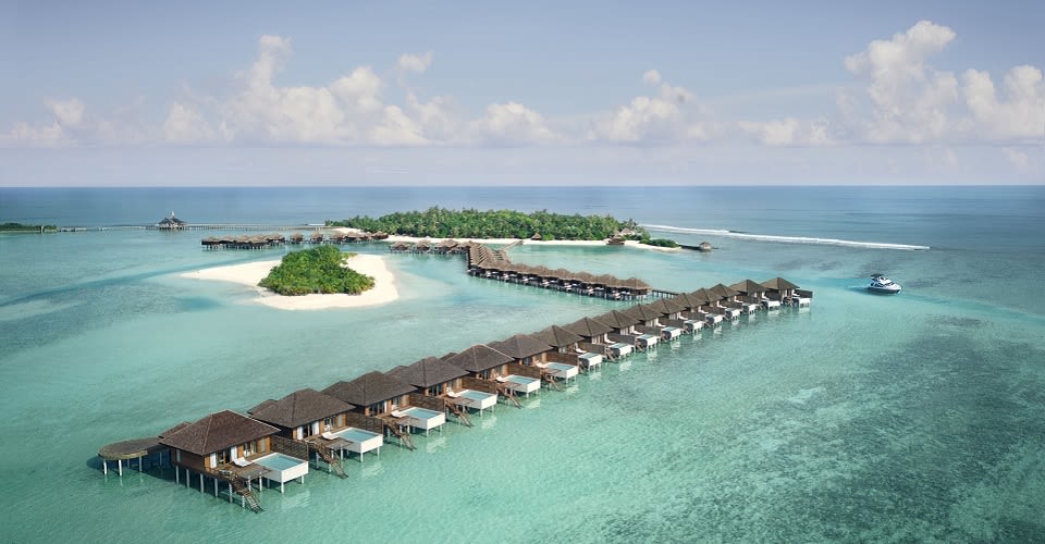 Resort aerial view - Anantara Veli Maldives Resort