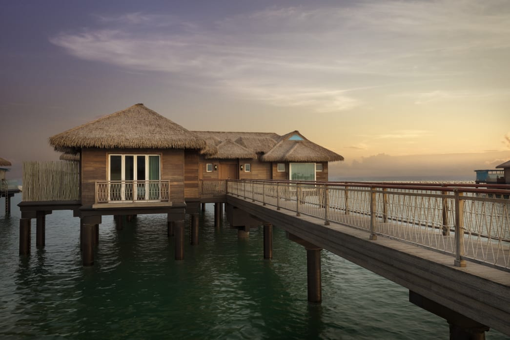 The overwater villa at Banana Island Resort Doha by Anantara.