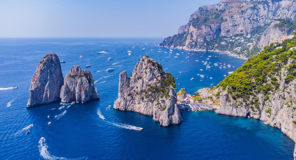 Take a ferry from Amalfi to Capri during your Italy road trip