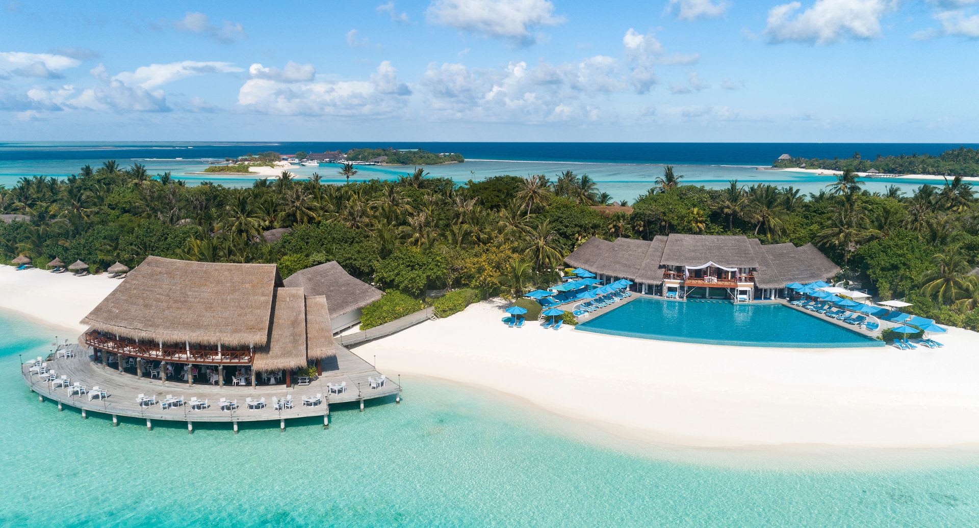 Aerial view of resort - Anantara Dhigu Maldives Resort