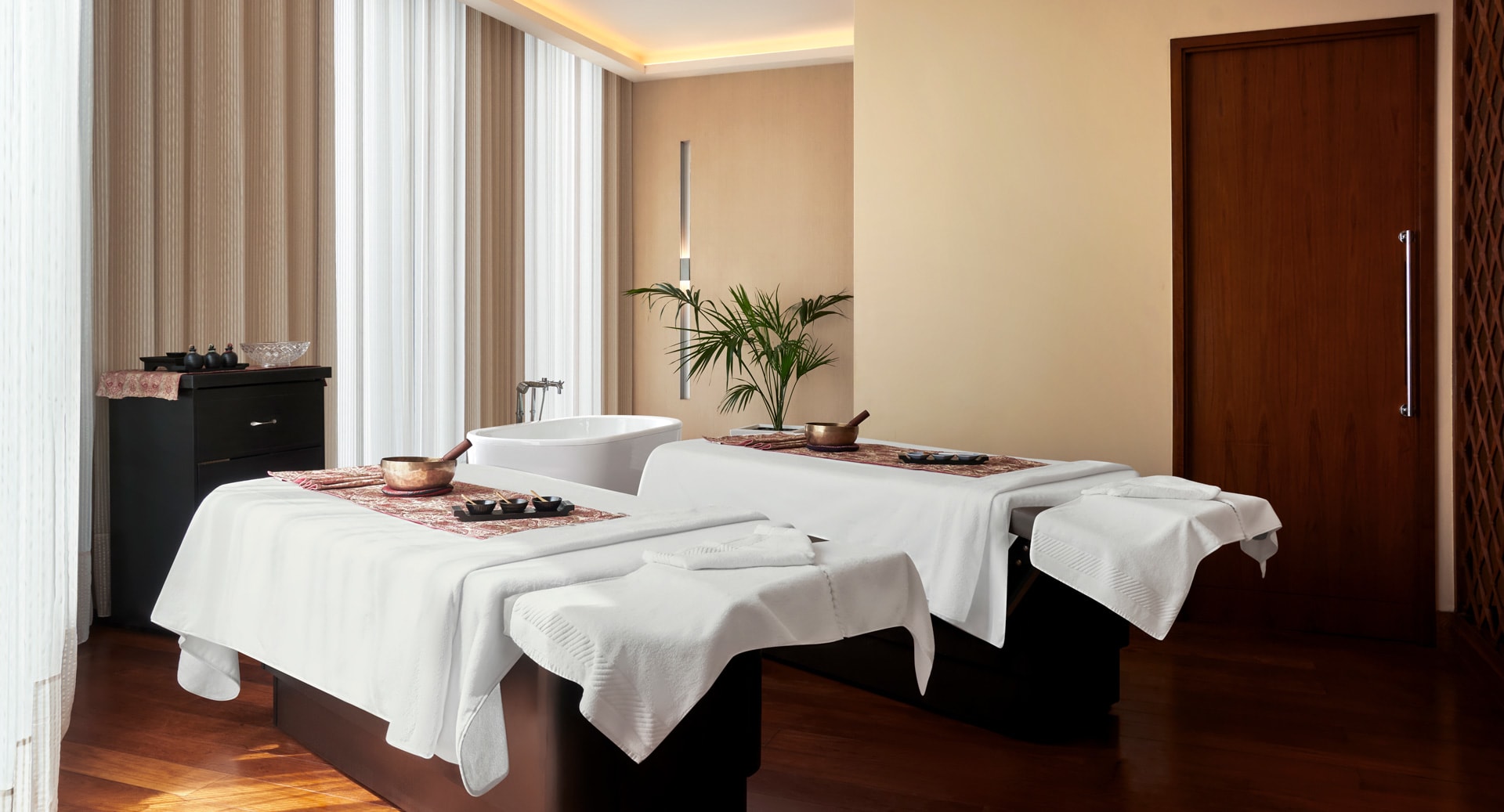 Treatment Room at Anantara Downtown Dubai Hotel Spa