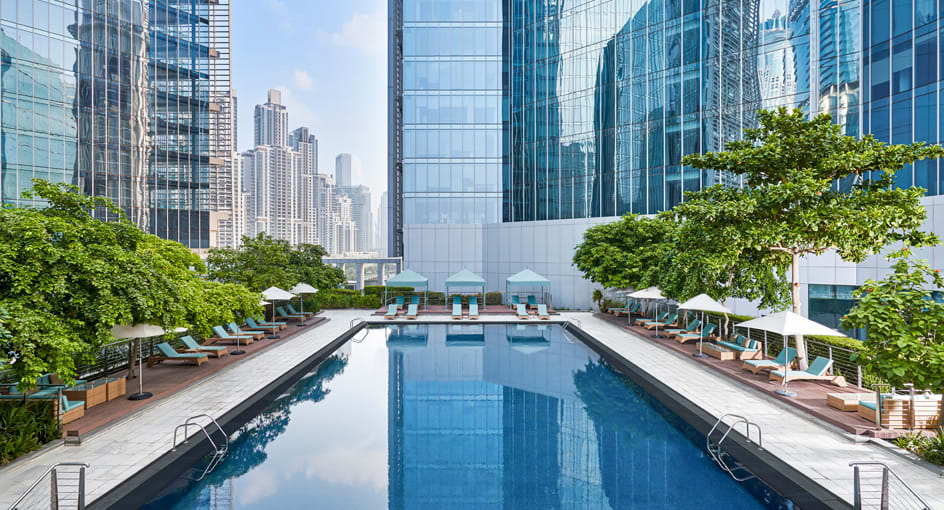 Pool Surrounding at Anantara Downtown Dubai Hotel