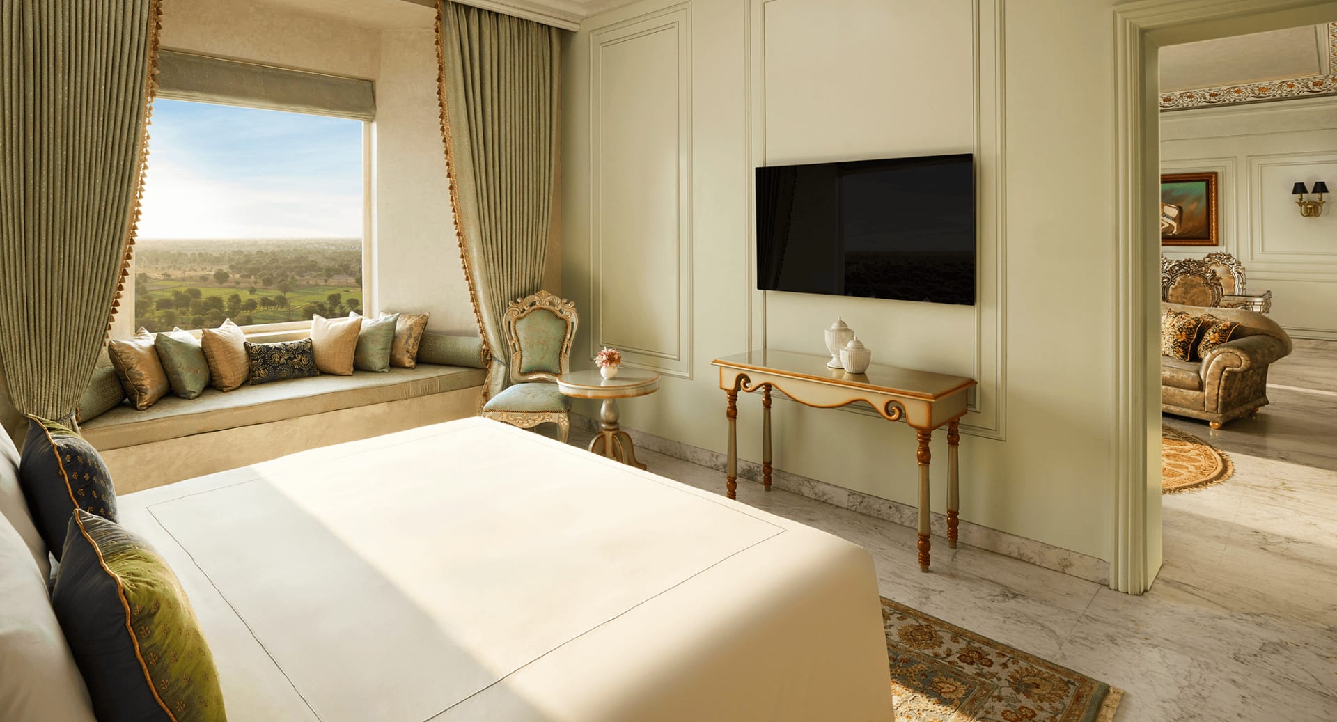 Anantara_Jewel_Bagh_Jaipur_Hotel_Guest_Room_Presidential_Two_Bedroom_First_Bedroom