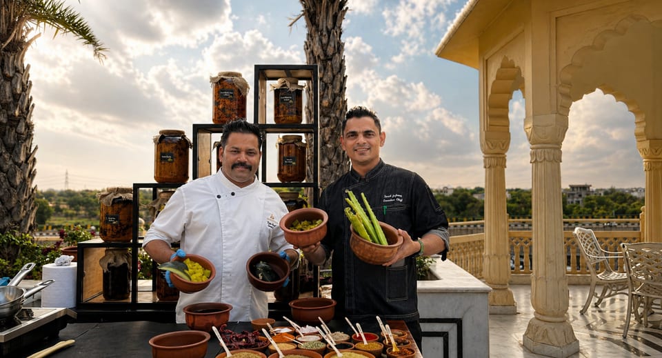 Anantara_Jewel_Bagh_Jaipur_Hotel_Leisure_Cultural_Evening_Pickle_Making