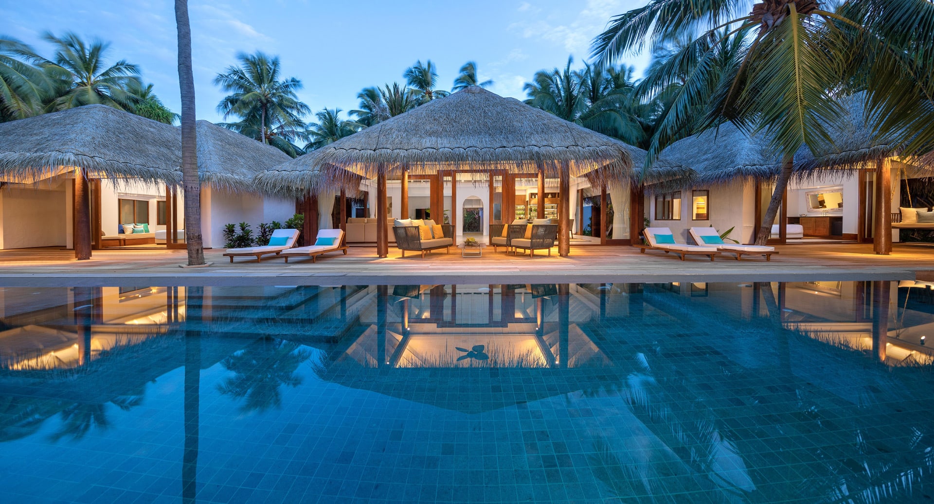 Exterior View Three Bedroom Beach Pool Residence Pool Area