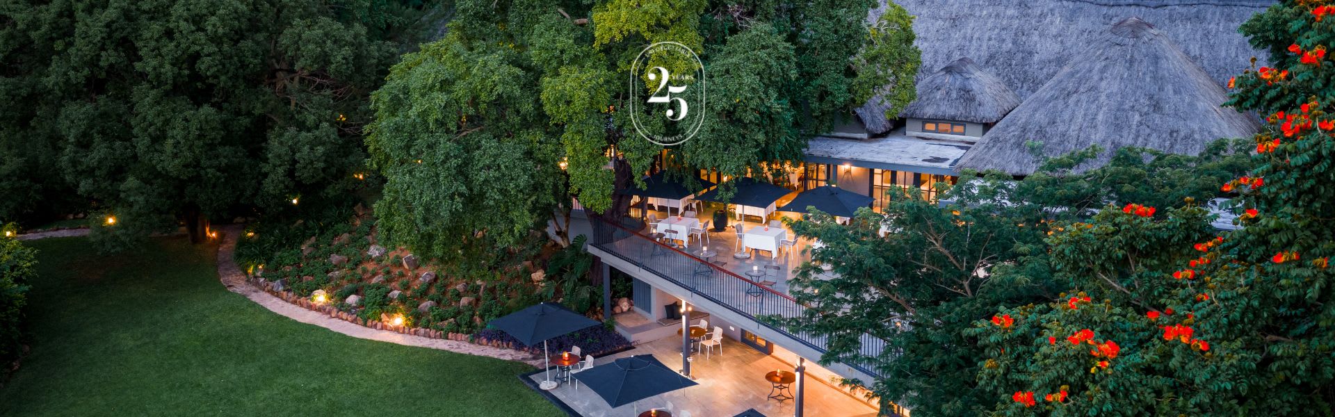 Anantara Stanley & Livingstone Victoria Falls Hotel Aerial View of Hotel