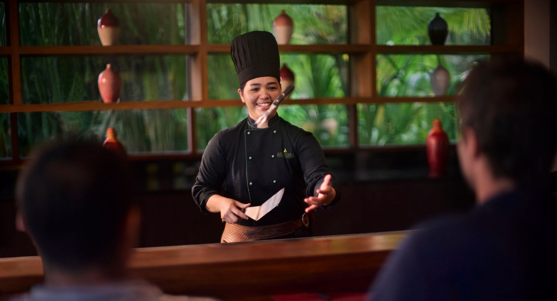 Origami Teppanyaki Life Chef at Anantara Veli Maldives Resort