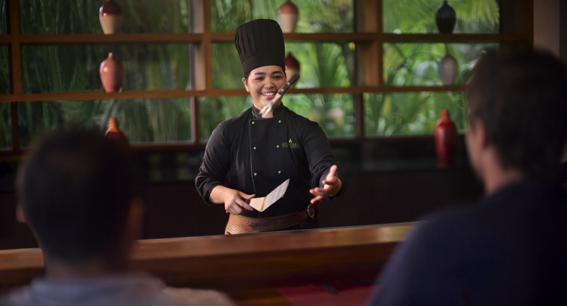 Teppanyaki with Chef at Origami Anantara Veli Maldives