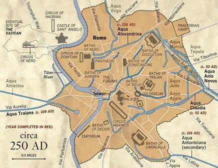 Map of Ancient Rome