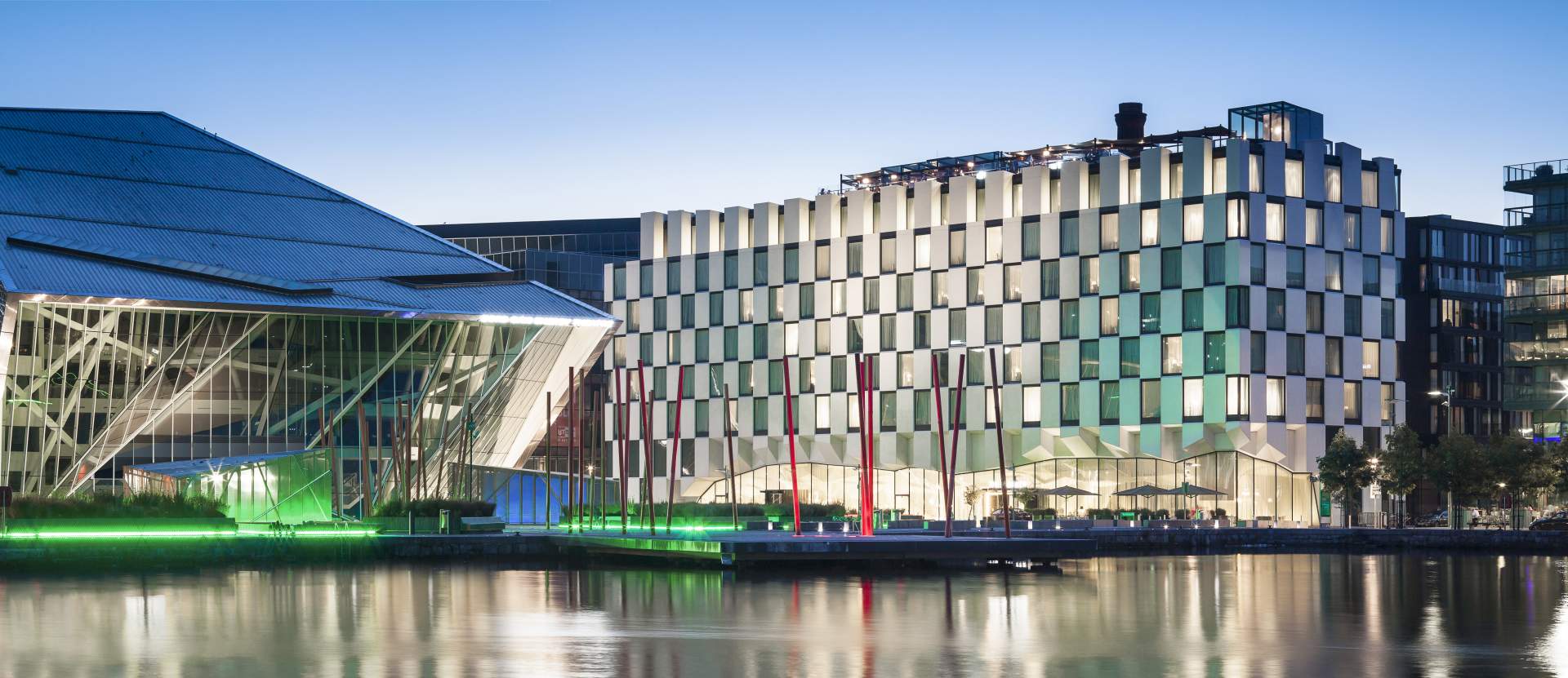 An exterior view of Anantara The Marker Dublin Hotel.