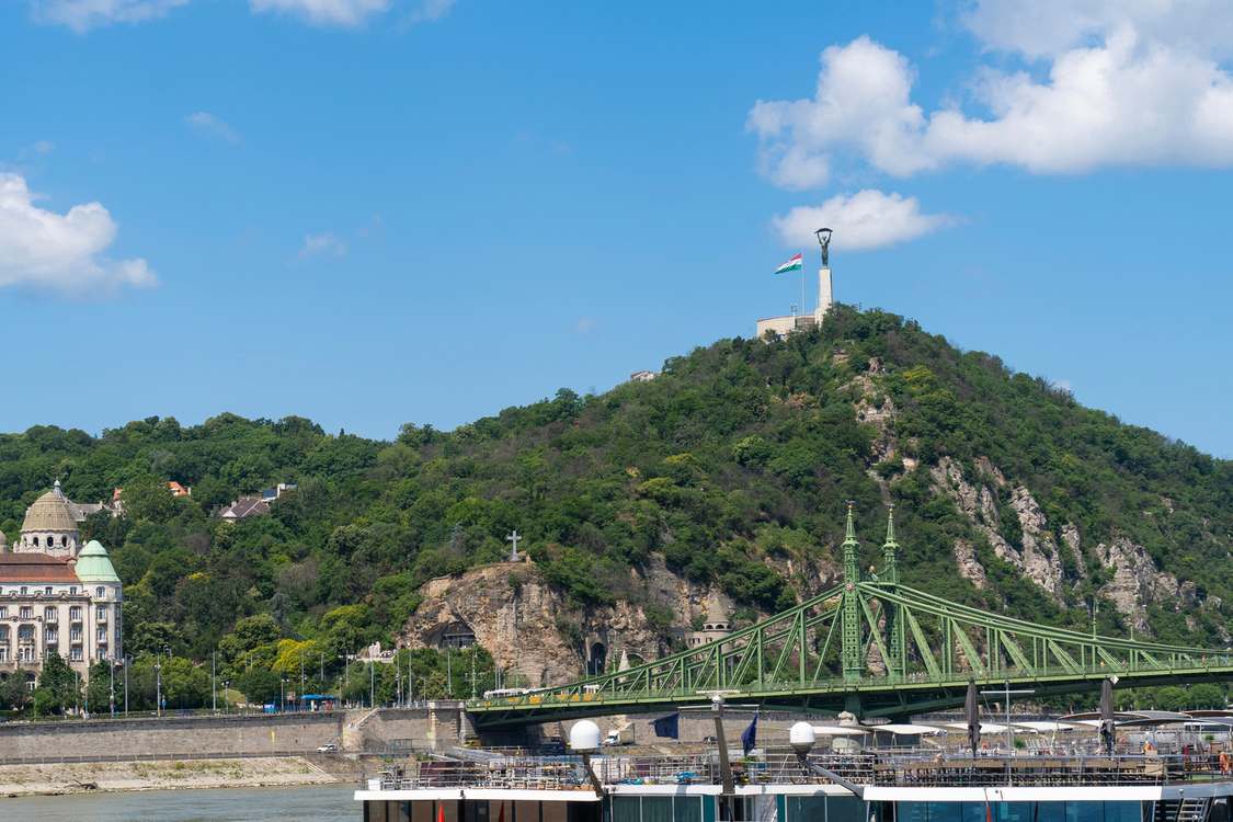Lush greenery and myriad walking trails in Gellért Hill 