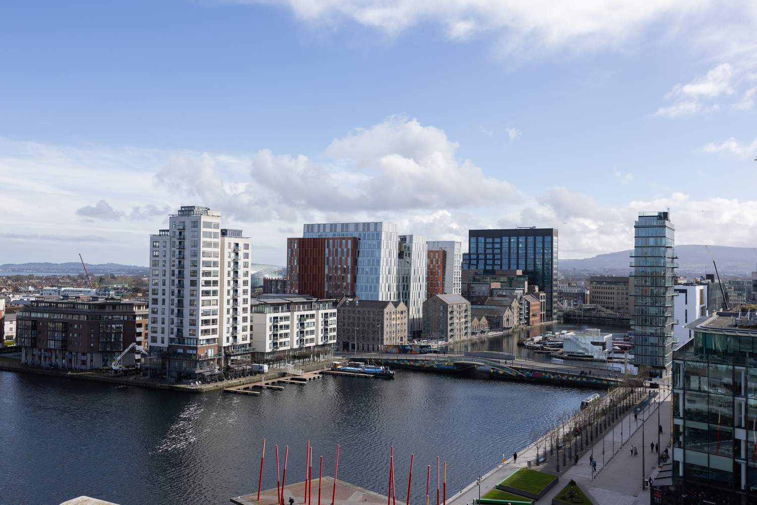 Grand Canal Dock is one of Dublin’s iconic canals 