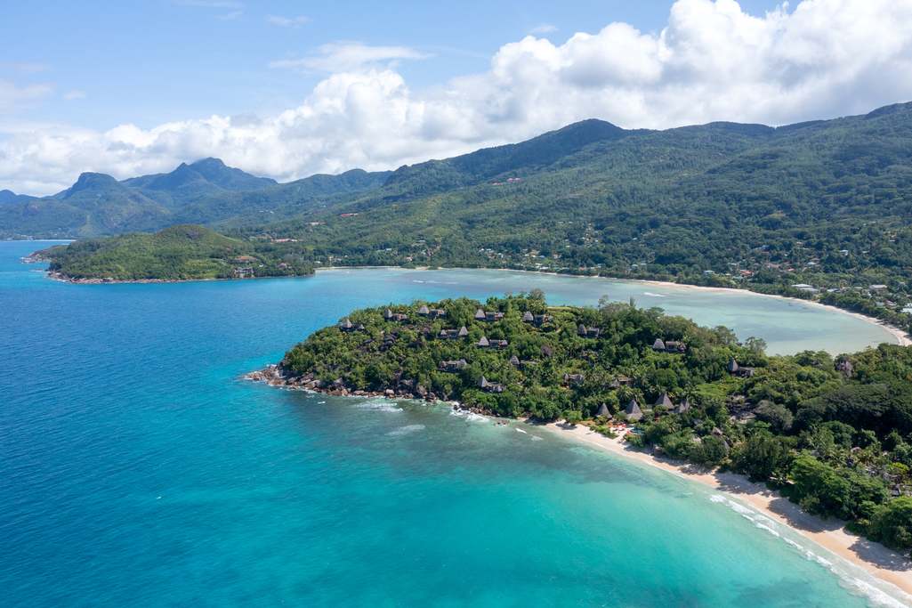 A private peninsula between Anse Louis and Anse Boileau on Mahé 