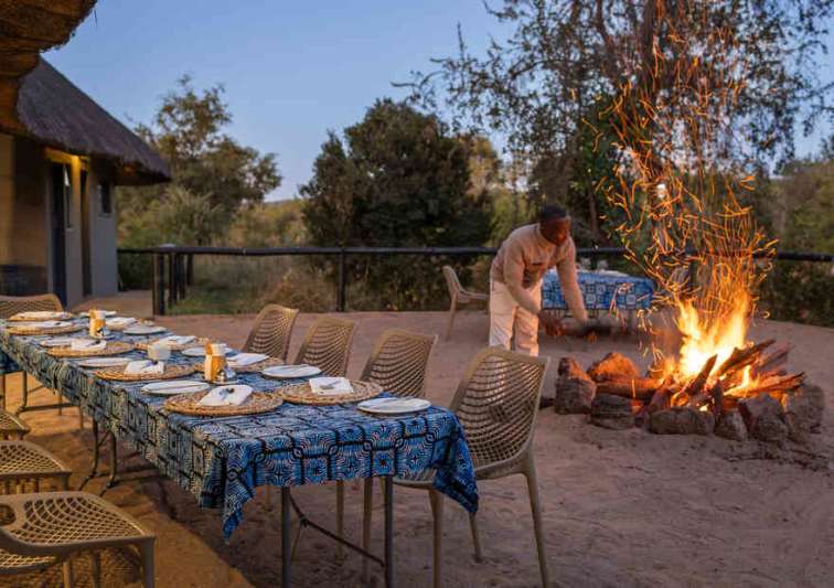 Bush Boma Dining at Anantara Stanley &amp; Livingstone Victoria Falls Hotel