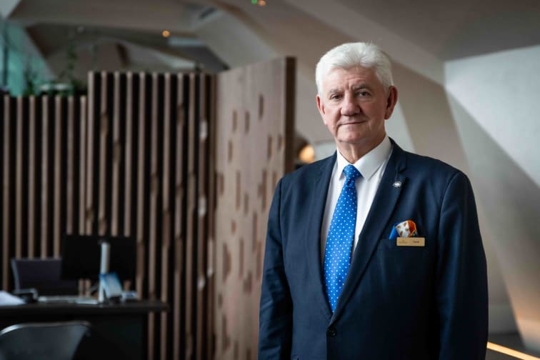 Portrait of Derek Anthony Brennan.