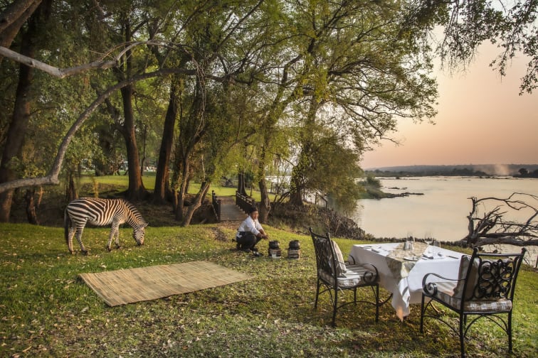 Zambezi Dining Experience at The Royal Livingstone Hotel by Anantara