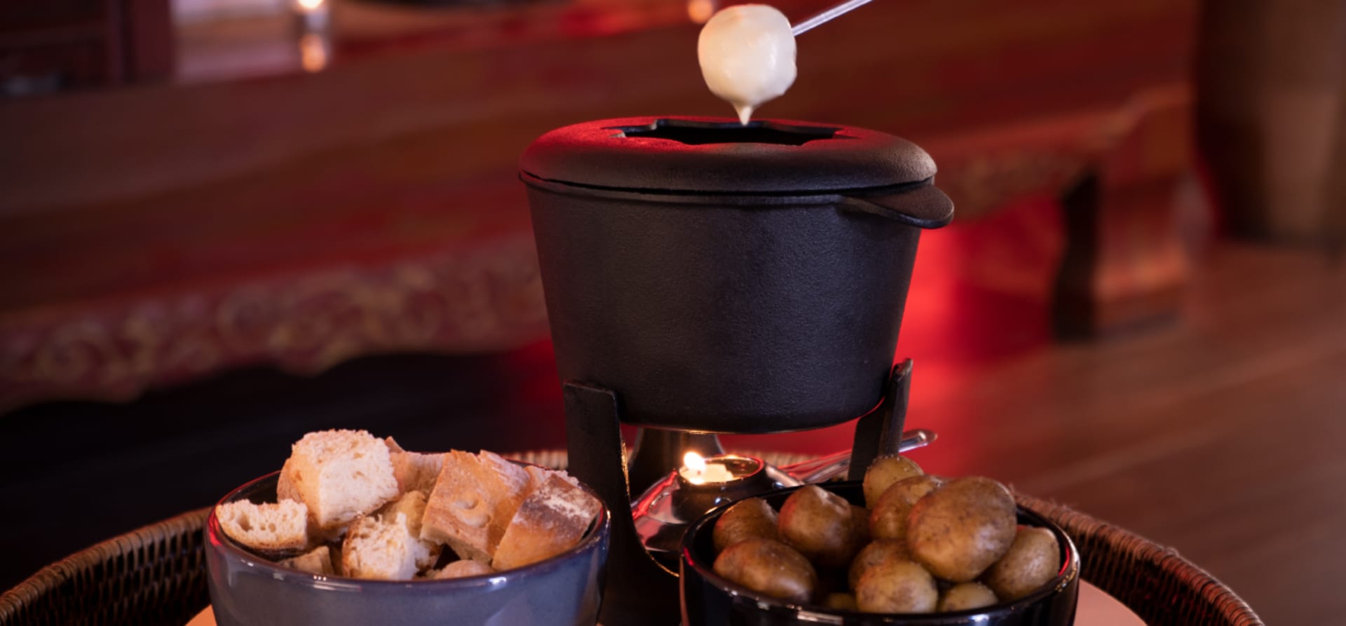Cheese Fondue at The Lotus Lounge