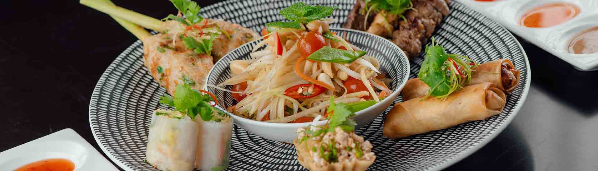 Delicious Mekong Asian Dish at Anantara Salalah