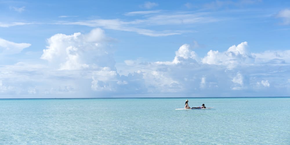 Surfing at Anantara Dhigu Maldives