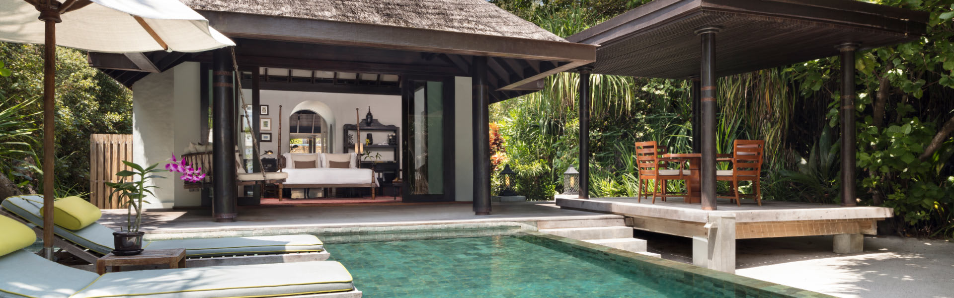 Malediven Poolvilla Strandvilla Mit Pool Im Anantara Kihavah