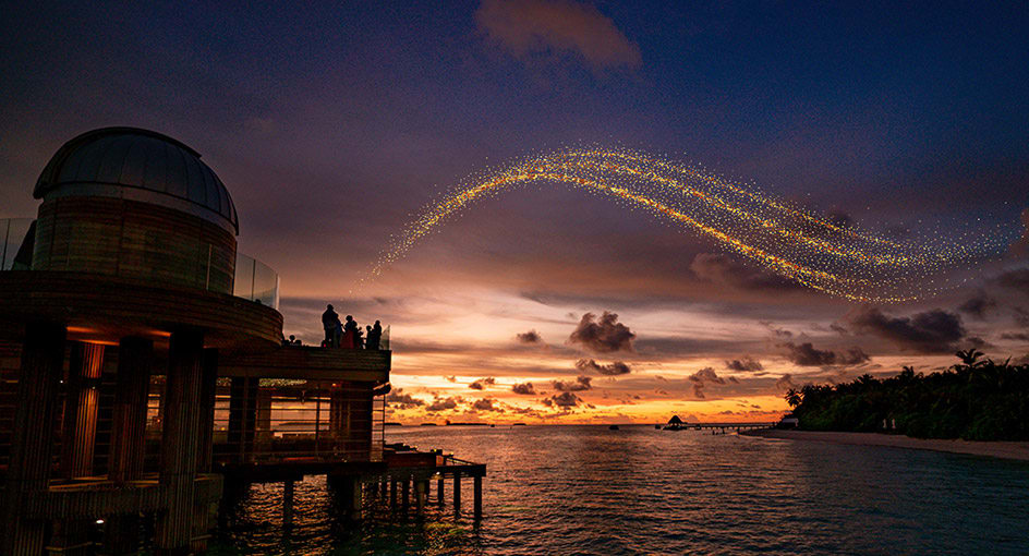 Anantara Kihavah Maldives SFS View at Night