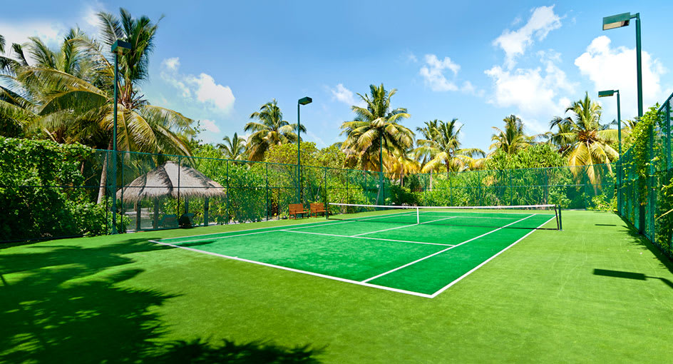 Anantara Kihavah Maldives Tennis Court