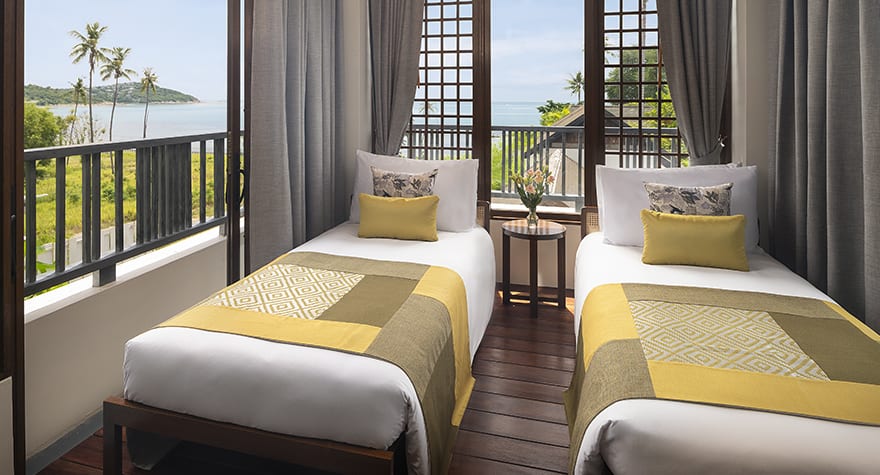 Anantara Lawana Family Suite Twin Bedroom