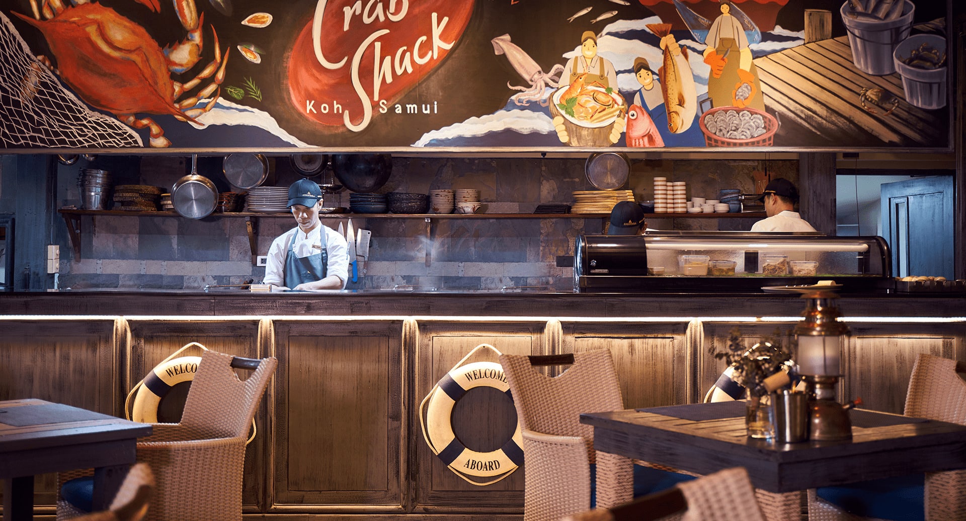Seafood Restaurants Koh Samui Crab Shack at Anantara Lawana