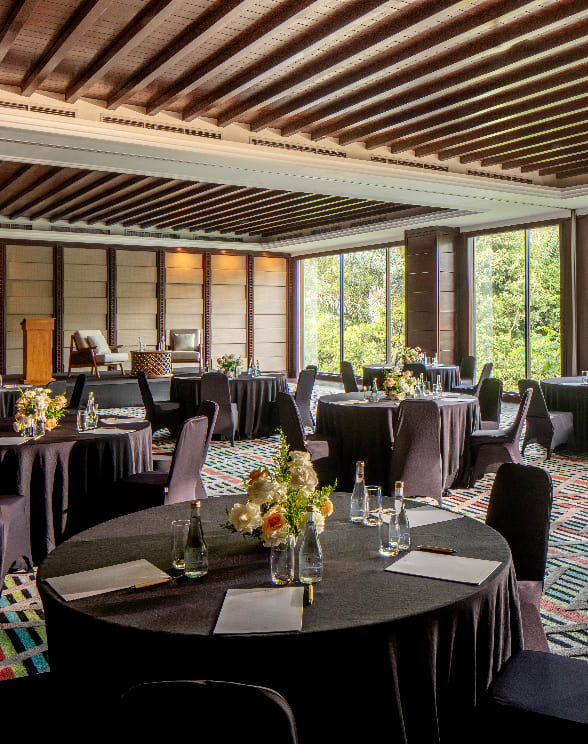 Elevate your next meeting with a half- or full-day retreat at Anantara Ubud Bali Resort — where serene surroundings and exceptional catering set the tone for success.