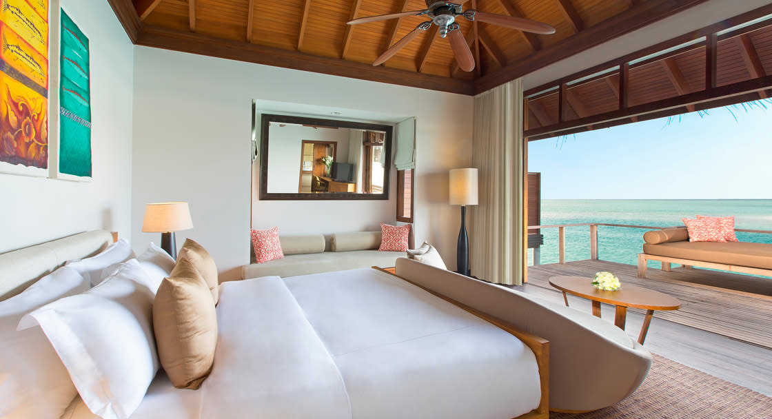 Over Water Bungalows In Maldives Deluxe Bungalow Yoga Mats And Fitness Kit