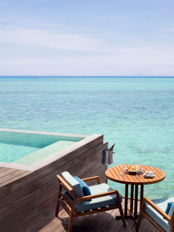 The Overwater Villa  with ocean view at Anantara Veli Maldives
