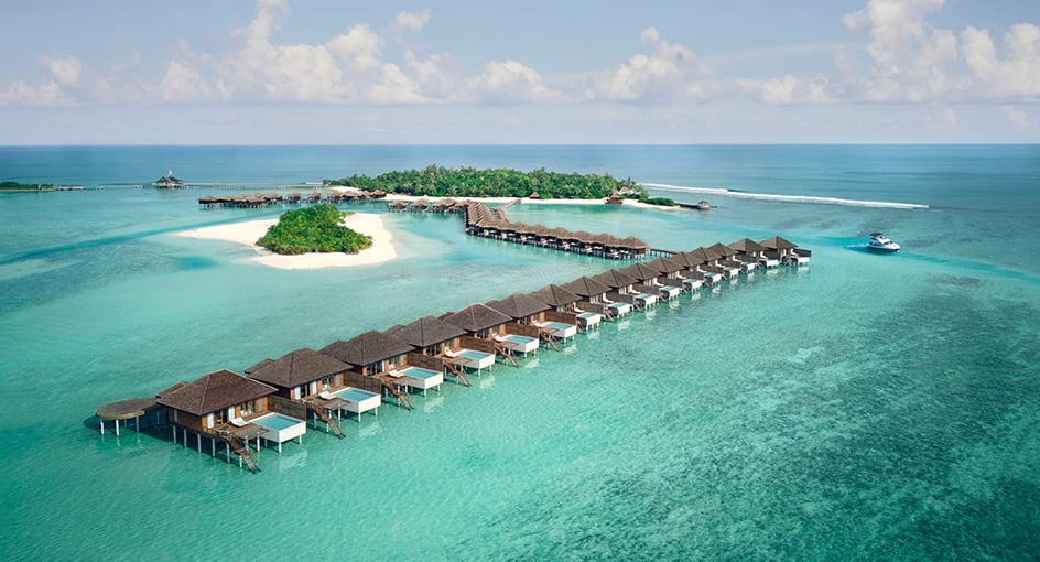 Anantara Veli Maldives Resort - Resort Aerial View