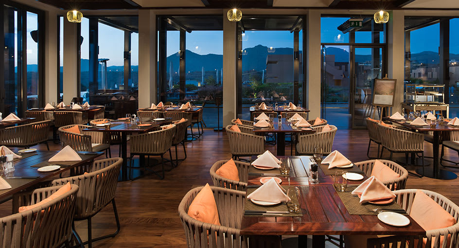 Dining Setup of Bella Vista Italian Restaurant in Oman
