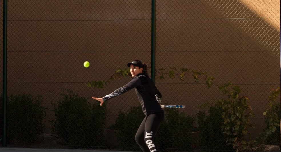 Tennis Playing Facilities at Anantara Jabal Resort Oman