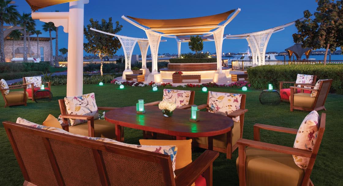 Outdoor Dining Setup in Doha