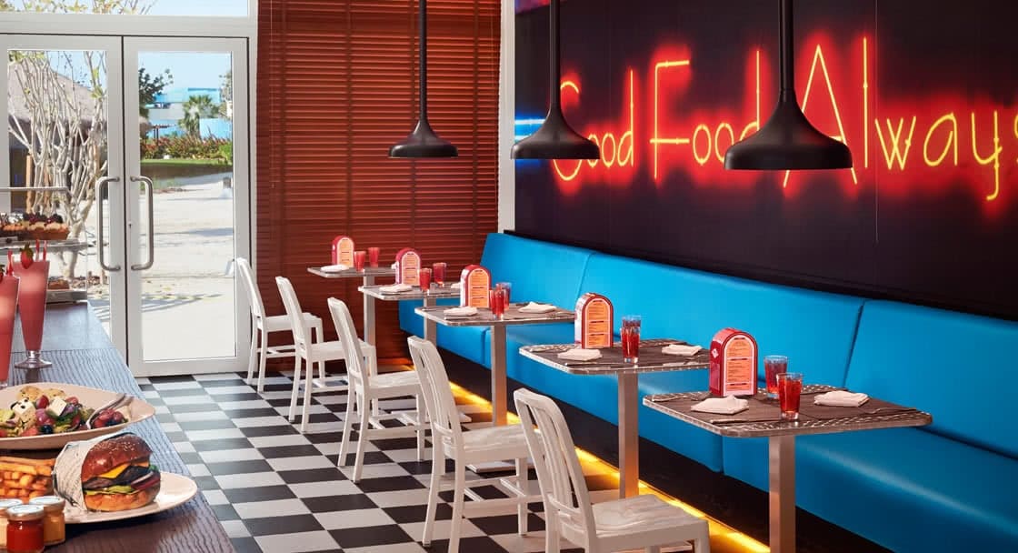 Dining Setup of Ted's Restaurant in Doha