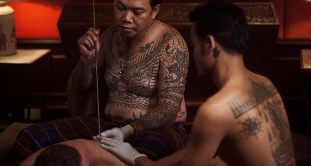 Thailand Bamboo Tattoo with Sak Yant masters