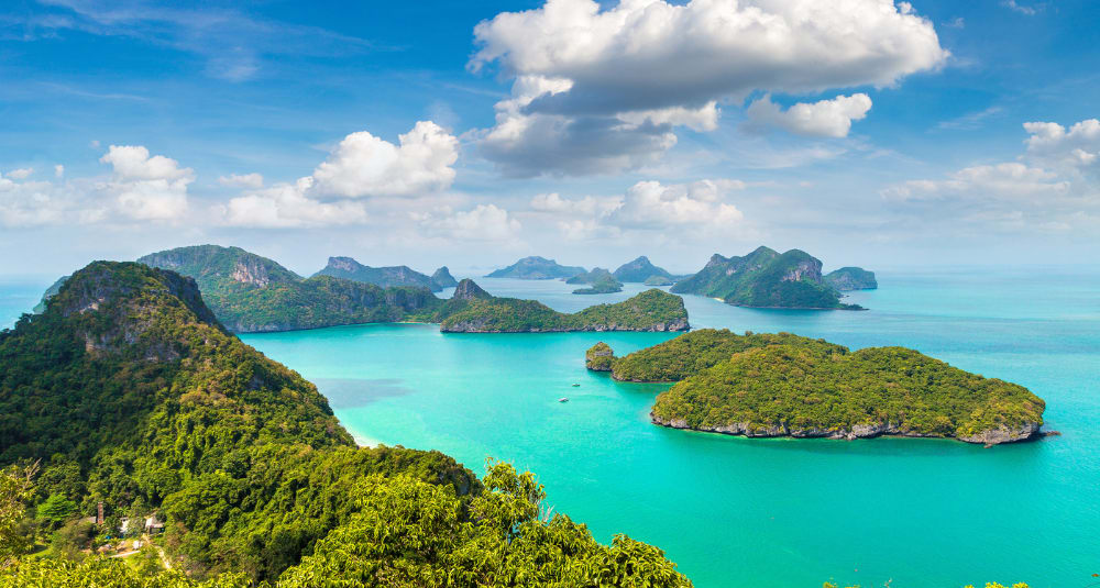 Koh Samui aerial view