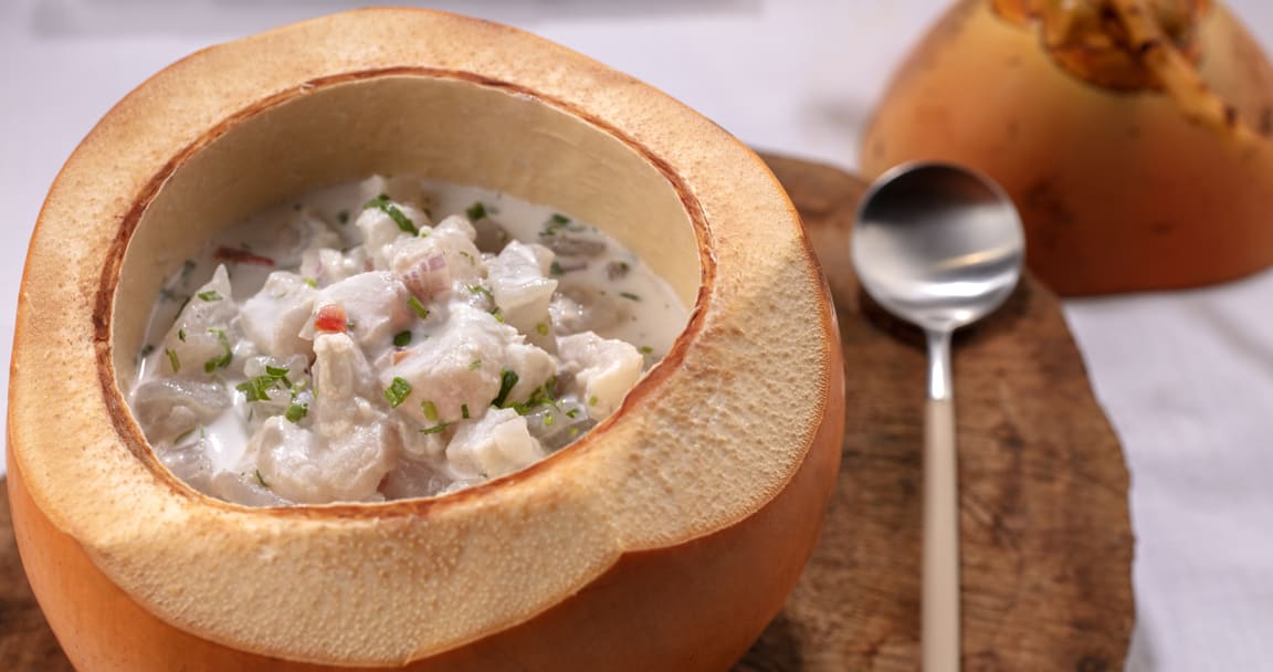 Coconut Cerviche - Red snapper