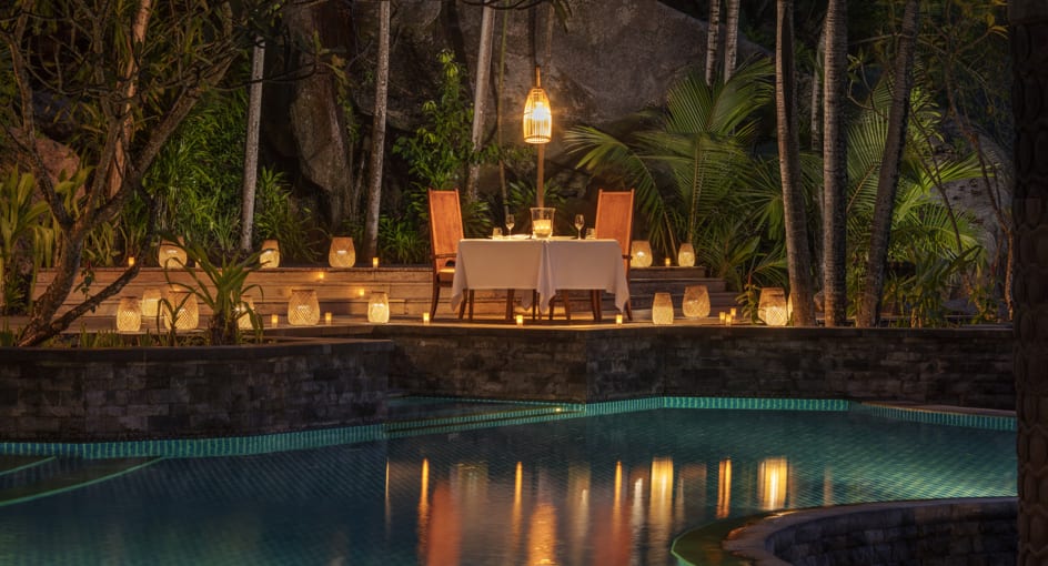 Dine-By-Design on pool deck