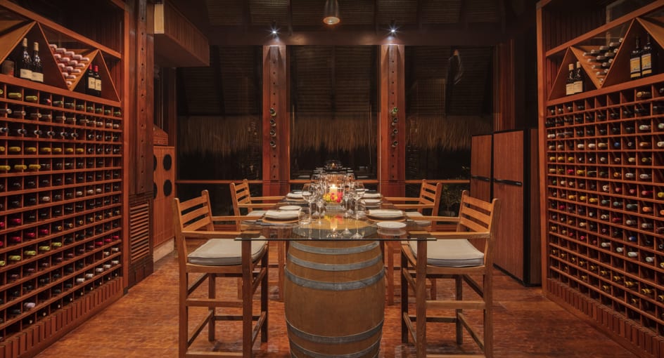 Anantara_Maia_Seychelles_Villas_Wine_Boutique Dining by Design in Wine Boutique (cellar)