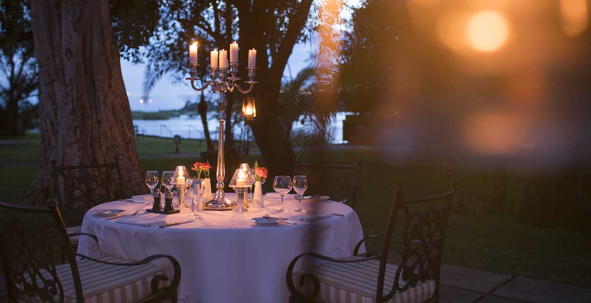 Wild Dining by the Victoria Falls