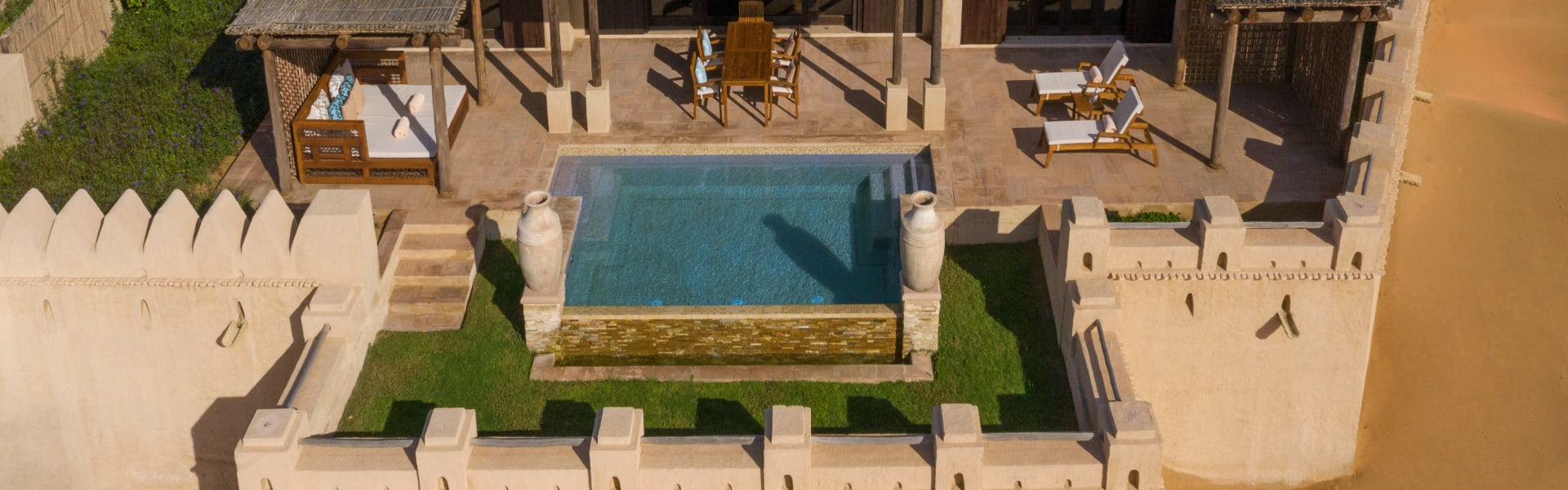 Abu Dhabi Family Hotels Anantara Qasr Al Sarab Family Pool Villas