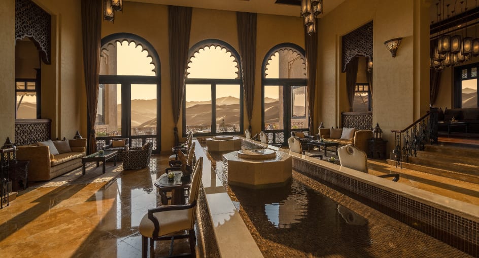Qasr Al Sarab Desert Resort Reception Area